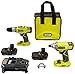 Ryobi P882 One+ 18v Lithium-Ion Drill and Impact Driver Kit