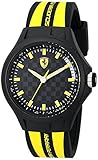 Ferrari Men's 0830171 Pit Crew Analog Display Quartz Black Watch