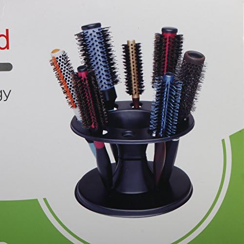 ブラック サロン 櫛 スタンド コーム ヘアブラシ 8穴 寝室 バスルーム 収納棚 ホルダー プロ 収納用 B07b4dptlx 790円