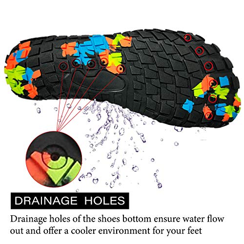 Spesoul Womens Mens Water Shoes Outdoor Quick Dry Barefoot Aqua Athletic Shoe for Beach Swim Surf Diving