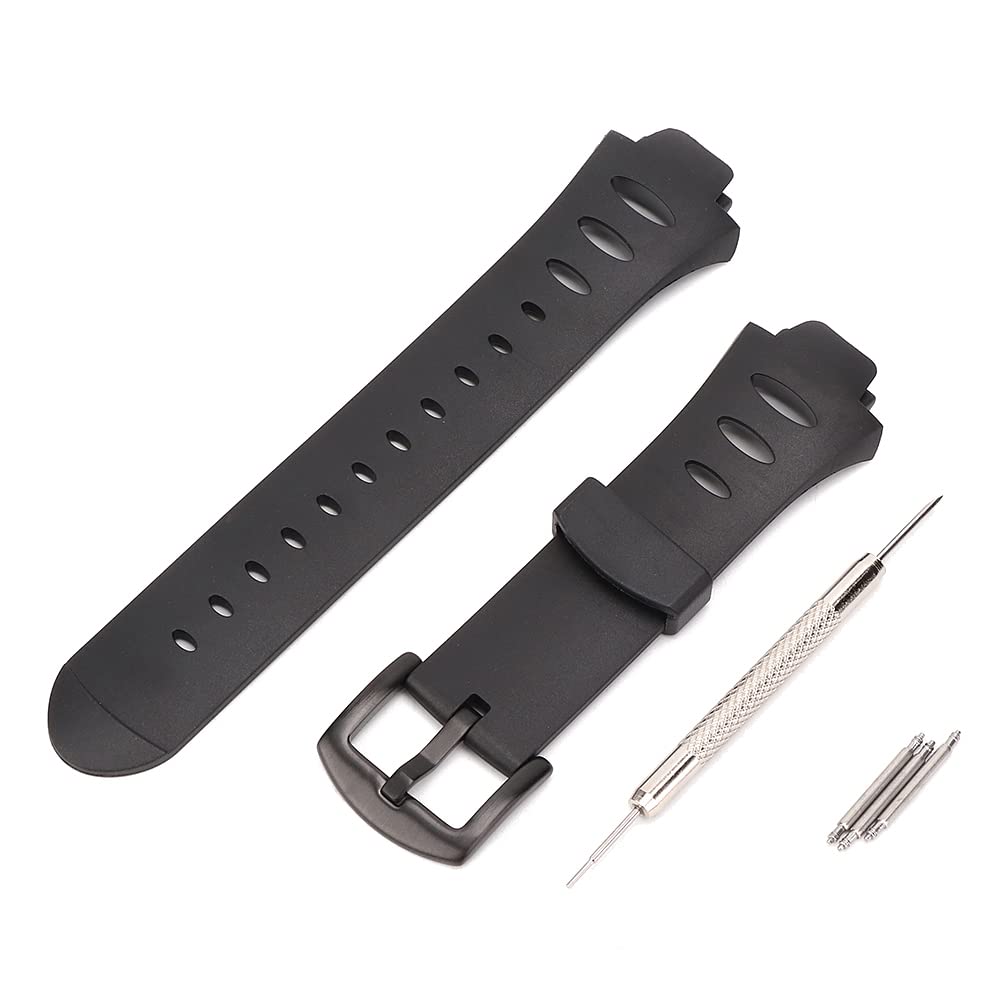 FOLOSAFENAR Watchband,Outdoor Sport Waterproof Replacement Men Watch Strap,Silicone Watch Bands Watch Strap Accessory,with Screwdriver,for Observer SR