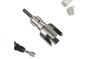 ONNELISUS Pipe Threading Tool for PVC Pipes - Integrated Internal & External Pipe Threader - Dual-Function for PPR/PVC/MPP (3/4") - Compatible with Drills