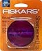 Fiskars Circle Twist Double Deluxe Pencil Sharpener For Kids 5+ - Crayon and Pencil Sharpener - Back to School Supplies - Color May Vary