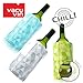 Vacu Vin Rapid Ice Wine Cooler - Set of 3 - Diamond Green, Blue, and Gray