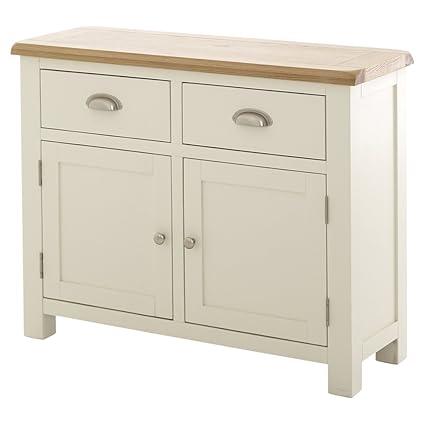 The Furniture Market Cotswold Cream Painted 2 Door 2 Drawer Medium