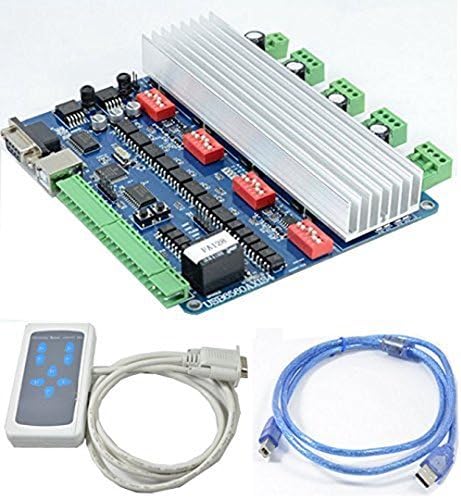 Mingpinhui 4 Axis USB TB6560 2 phase Stepper Motor Driver Board+Remote Controller Nema23