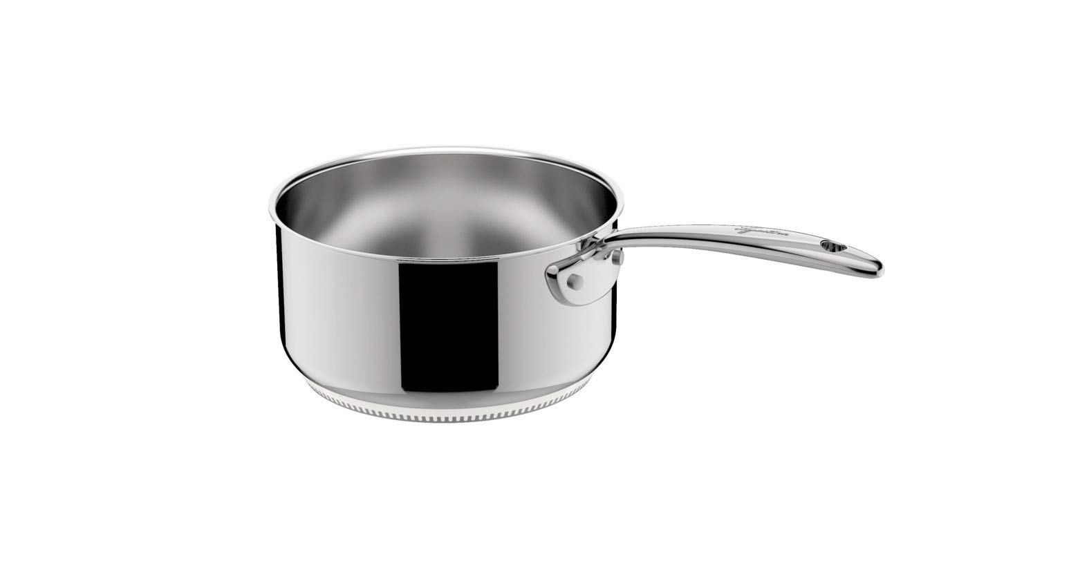 Lagostina ACCADEMIA LAGOFUSION Saucepan 16 cm (1.5 L) Stainless Steel 18/10 All Heat Sources Including Induction Robust Riveted Handle Italy 25 Years 011116031116