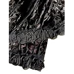 [Handmade in USA] Beautiful Bohemian Floral Vintage Inspired Burnout Long Scarf Shawl Wrap