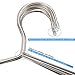 30 Pack Clothes Hangers Stainless Steel Strong Metal Wire Hangers Clothes Hangers 17.7 Inch-Gabbay