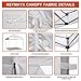 Keymaya 10'x10' Ez Pop Up Canopy Tent Commercial Instant Shelter with 4 Removable sidewalls Bonus Weight Bag 4-pc Pack (Bleached White)
