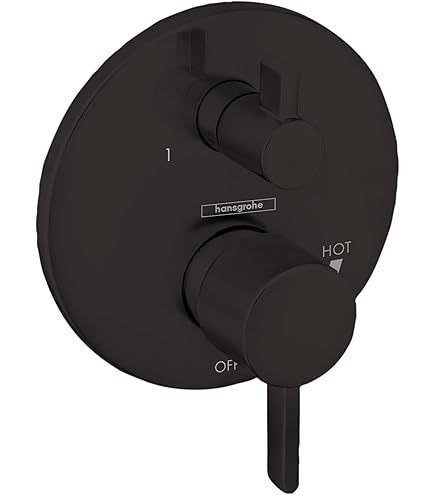 hansgrohe 15936181 PuraVida Quattro Green 3-Way Diverter Valve