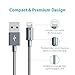 Apple MFi Certified Lightning Cable, ROMOSS 3.28 Feet (1M) Nylon Braided Lightning to USB Sync and Charging Cable for iPhone 7/7 Plus, 6s/6s Plus, 6/6 Plus, iPad Pro/Air 2, iPad Mini 4/3 - Space Grey
