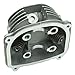 Glixal ATMT1-018 GY6 150cc 57.4mm Cylinder Head Asyy with valves for 152QMI 157QMJ Scooter Moped ATV Go Kart Quad (Non EGR Type)