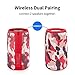 Bluetooth Speakers,MusiBaby Speaker,Outdoor, Portable,Waterproof,Wireless Speakers,Dual Pairing, Bluetooth 5.0,Loud Stereo,Booming Bass,1500 Mins Playtime for Home,Party,Camping(Red)thumb 4