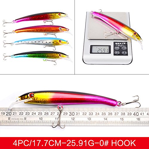 Roseflower Leurres De Pêche Kit Spinnerbaits,plastique Vers,minnow,popper,crayon En Métal Dur Leurres,souples Pêche Jigs Crochets De Pêche