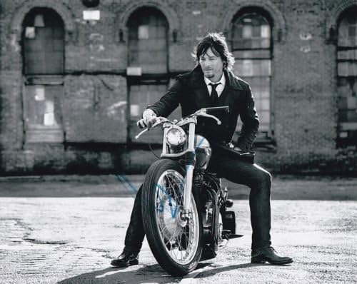 Norman Reedus Signed Autographed Motorcycle Photo At Amazon S Entertainment Collectibles Store