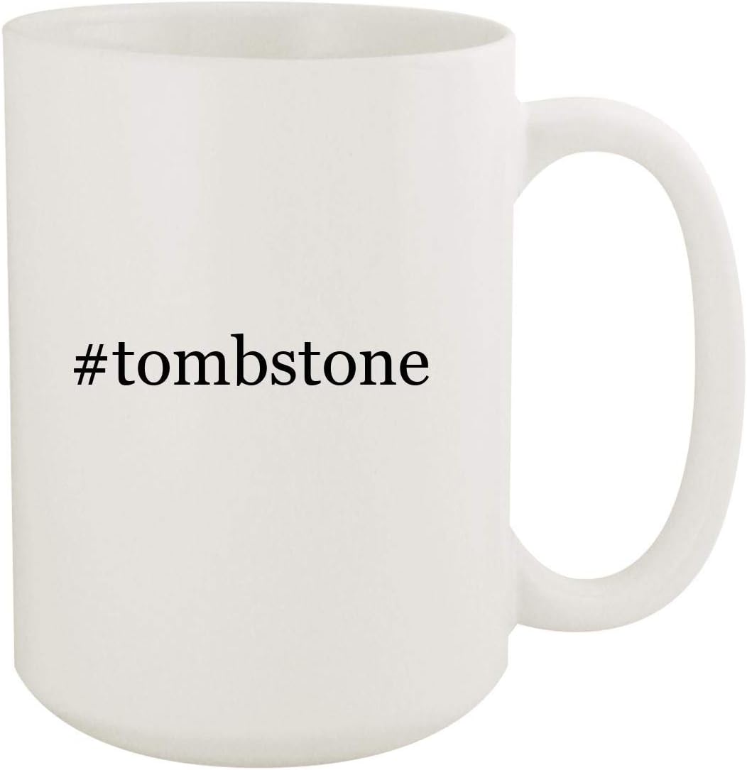 tombstone 15oz Hashtag White Ceramic Coffee Mug Kitchen