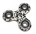 New Black White Leopard Animal Print Fidget Spinner for Stress Relief Focus Handheld Toy- ADHD Anxiety Boredom Reducer - 2 Minute Plus Spin Time!
