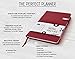 Bullet Keeper Red Planner - Daily Weekly Monthly Planner - Undated Student School Work Schedule Planner - A5 Notebook - Hardcover 52 Week Journal (Clearance!)