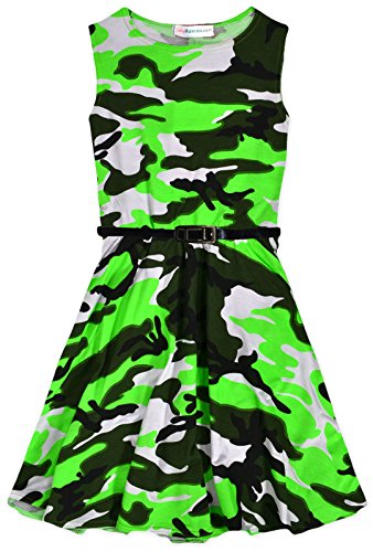 camo skater dress