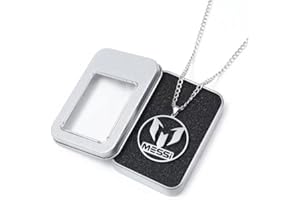 Skaisa Number 10 Soccer Star Necklace, Football Chain With Metal Gift Box Packaging - Suitable as a Gift for Boys