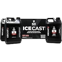 IceCast Deep Resin Epoxy | 3 Gallon | Epoxy Resin Crystal Clear | High Gloss Clear Shine | Ideal for 1-4 inches - Epoxy River