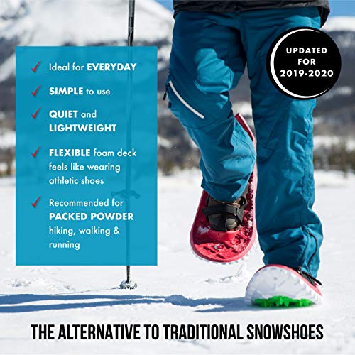 CRESCENT MOON Eva Foam Snowshoes, Blue