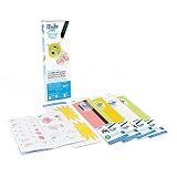 3Doodler Create 4 Pack Plastic Bundle with Flower Bouquet Stencil (3D Pen Not Included)
