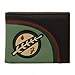 Star Wars Boba Fett Rubber Logo Mandalorian Bi-Fold Wallet