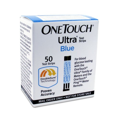 One Touch Ultra Blue Mail Order Test Strips, 50 CT image