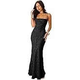 kilusoft Floral Bridesmaid Dresses Maxi Cowl Neck Spaghetti Strap Mermaid Formal Evening Gowns