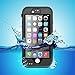 iPhone 6s Case, iThroughTM Stand Function iPhone 6s 6 Waterproof Case, Dust Proof, Snow Proof, Protective Carrying Cover Case for iPhone 6s 6 4.7inch (Black)
