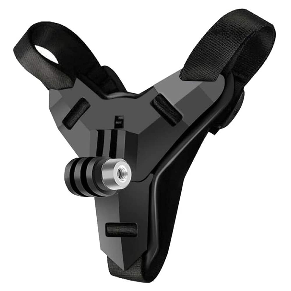 YUEXINYAN Helmet Chin Holder Motorcycle Helmet Mount Chin Strap Mount Fixing Bracket Riding Sports Camera Jaw Holder for Motorcycle Helmet