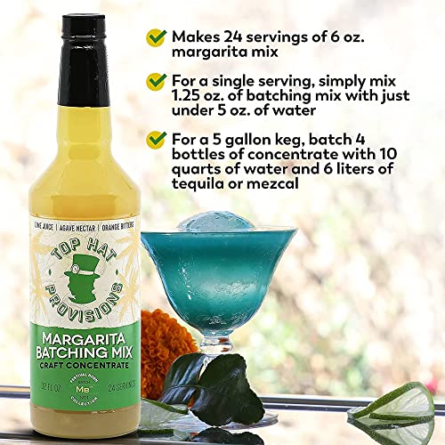 Top Hat Agave Margarita Batching Mix & Frozen Margarita Concentrate
