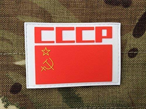 CCCP Retro Russian Soviet Union Flag Airsoft PVC Patch