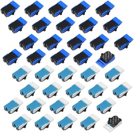 Amazon Wgcd 40個h012 10電話フックスイッチ6ピンintercom Doorbellスイッチ固定クリップリードスイッチブレード修理パーツ インターホン チャイム