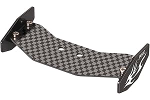 KYX Racing Aluminum Car Body Wing Spoiler Upgrades Parts Accessories for 1/24 RC Car LOSI Micro-B 2WD Buggy