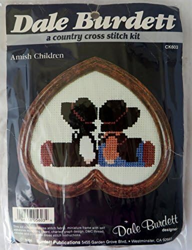 Amish Children~Counted Cross Stitch Kit