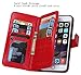 iPhone 6 plus/6S plus 2 in 1 Wallet Case，Hynice Folio Flip PU Leather Case Magnetic Detachable Slim Back Cover Card Holder Slot Wrist Strap wallet for iPhone 6 plus/6S plus 5.5 
