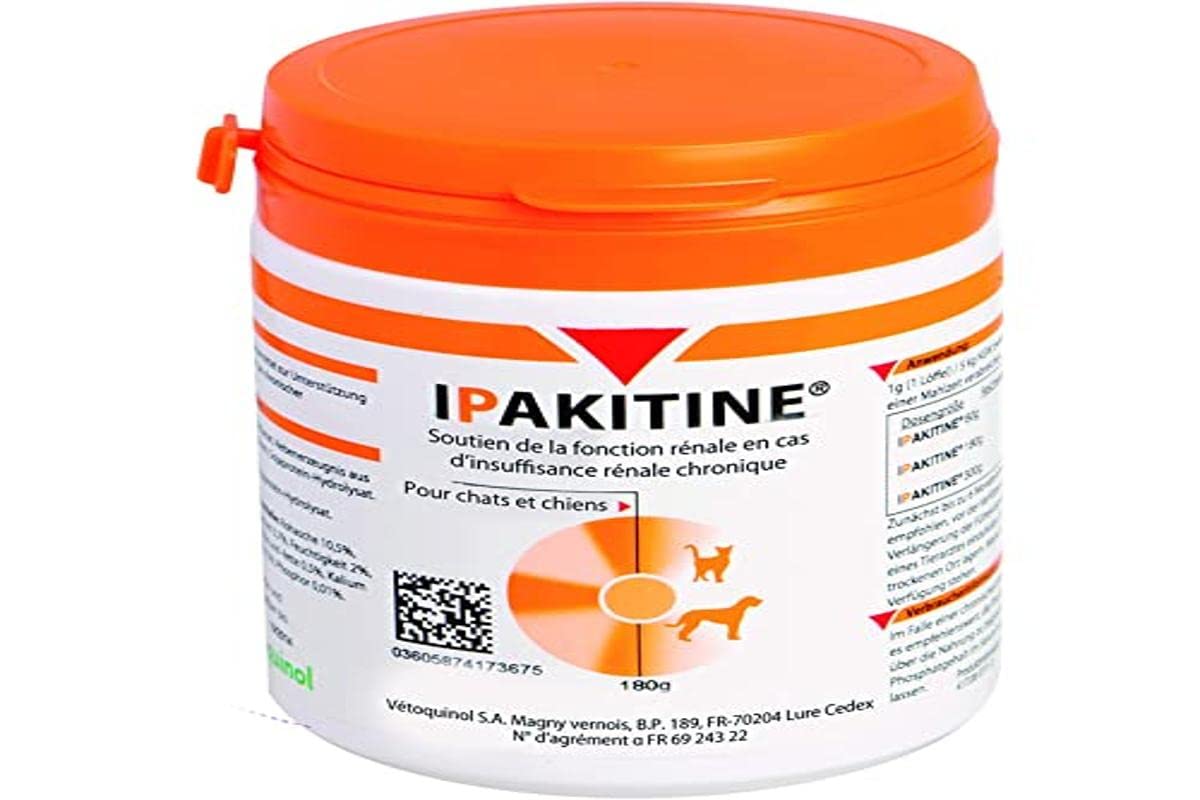 Vetoquinol - Ipakitine 180g - Renal Insufficiency - Dogs and Cats