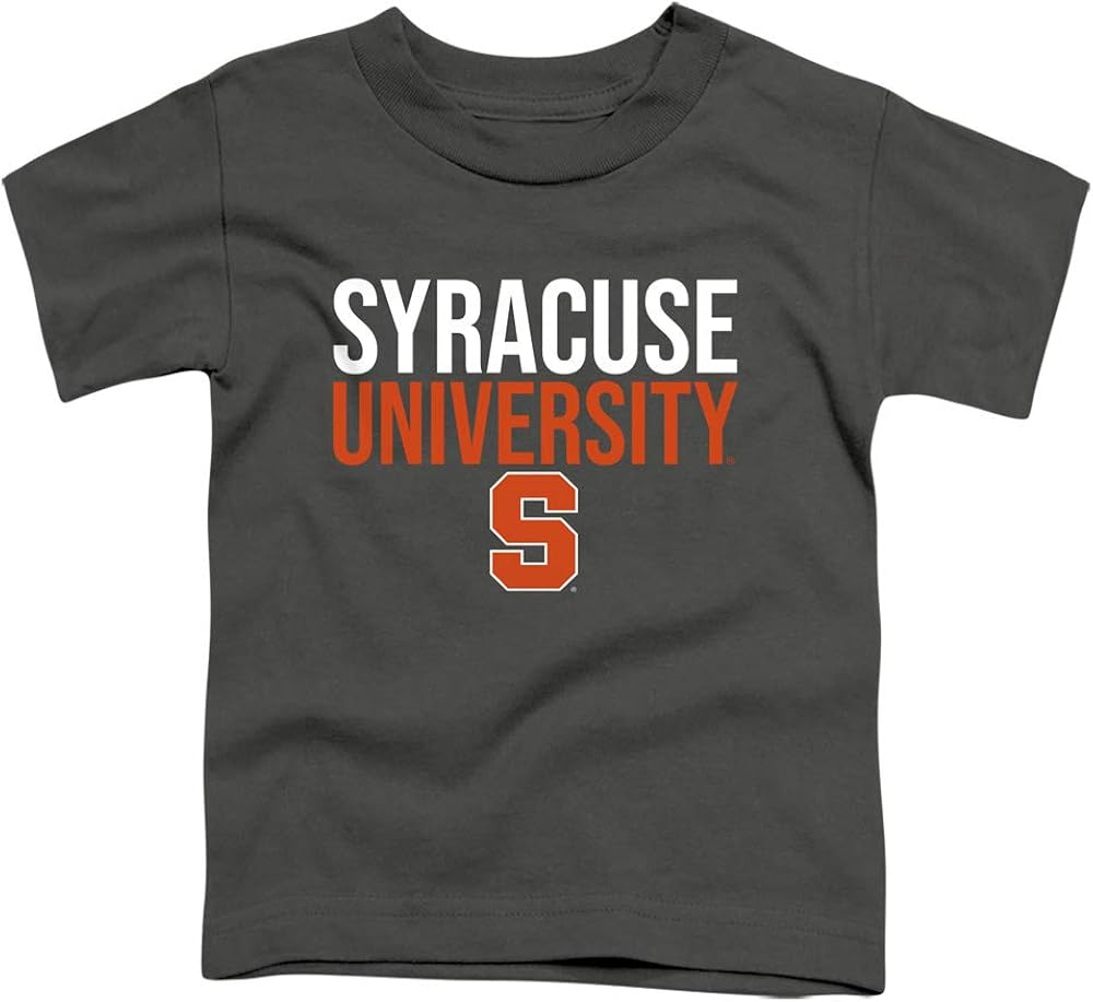 Syracuse University Official Stacked Unisex Toddler T Shirt Clothing