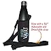 WaterVault Neoprene Bottle Sling, Water Bottle Holder with Adjustable & Detachable Strap