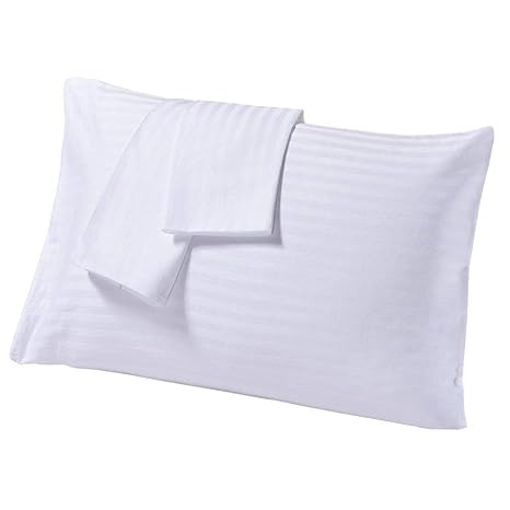 Amazon Com Egyptian Cotton Set Of 2 Travel Pillow Cases 14x20