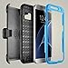 Samcore Galaxy S7 Edge Case Full Body Protective Shock Reduction Belt Clip Case With Rugged Holster Without Built In Screen Protector For Samsung Galaxy S7 Edge [BLUE]