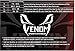 Venom Knee Sleeve Compression Brace - Elastic Support & Side Stabilizers, Runner's Knee, Jumper's Knee, Arthritis Pain, ACL, Basketball, Soccer, Crossfit, Lifting, Running, Sports, Men, Women (L)
