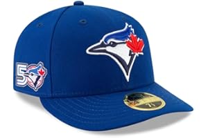 TSV Men's Blue Jays New Era Royal Blue 50th Anniversary Logo Side Patch Low Profile 59FIFTY Fitted Hat