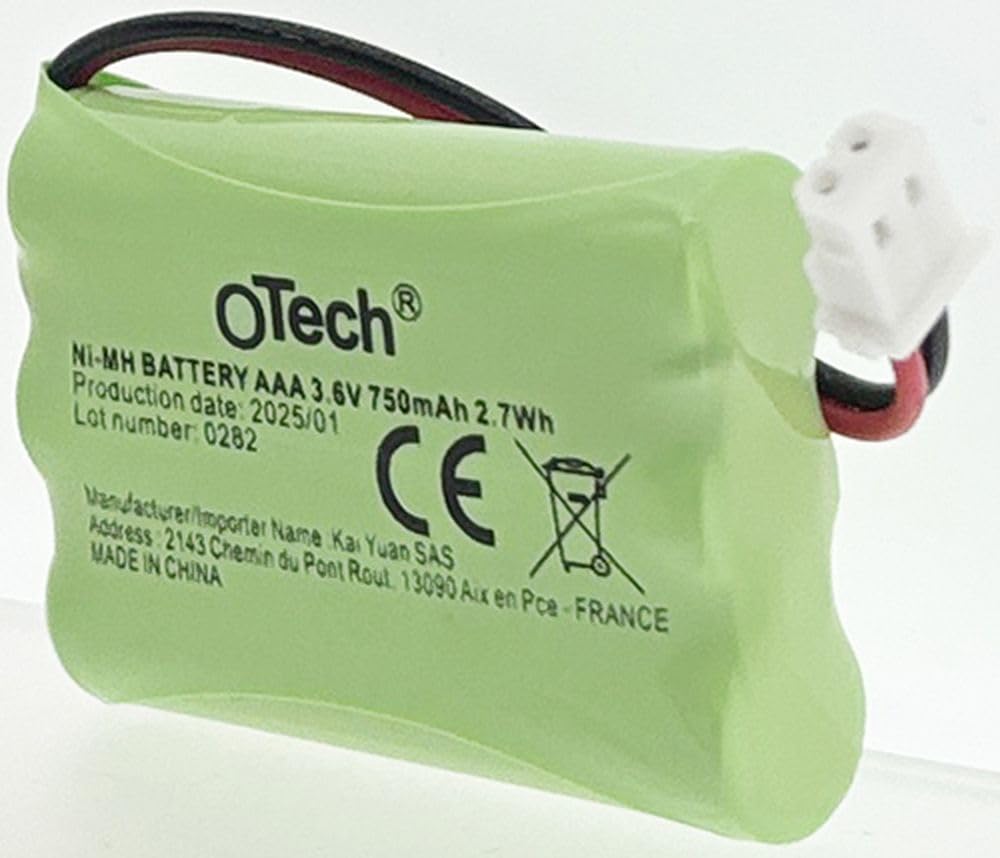 Otech compatible battery Electrostimulation compatible with SLENDERTONE CEINTURE FITNESS