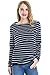 Smallshow Women's Maternity Long Sleeve Nursing Tops with Lift Up Breastfeeding Access Navy Medium