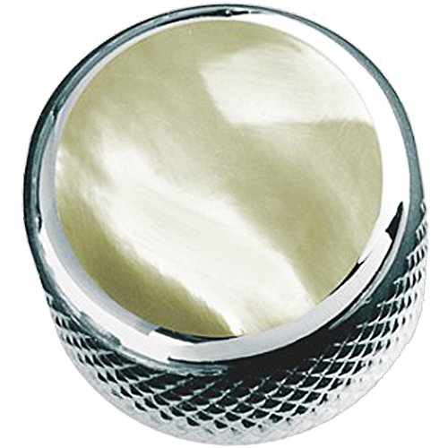 Q-Parts Dome Knob - MOTHER OF PEARL ON CHROME, KCD-0023