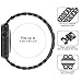 Wearlizer Black Compatible with iWatch Band 38mm 40mm 41mm Womens Mesh Loop Stainless Steel Replacement Dress Chain Metal Strap Beauty Wristband Bracelet Series SE 7 6 5 4 3 2 1